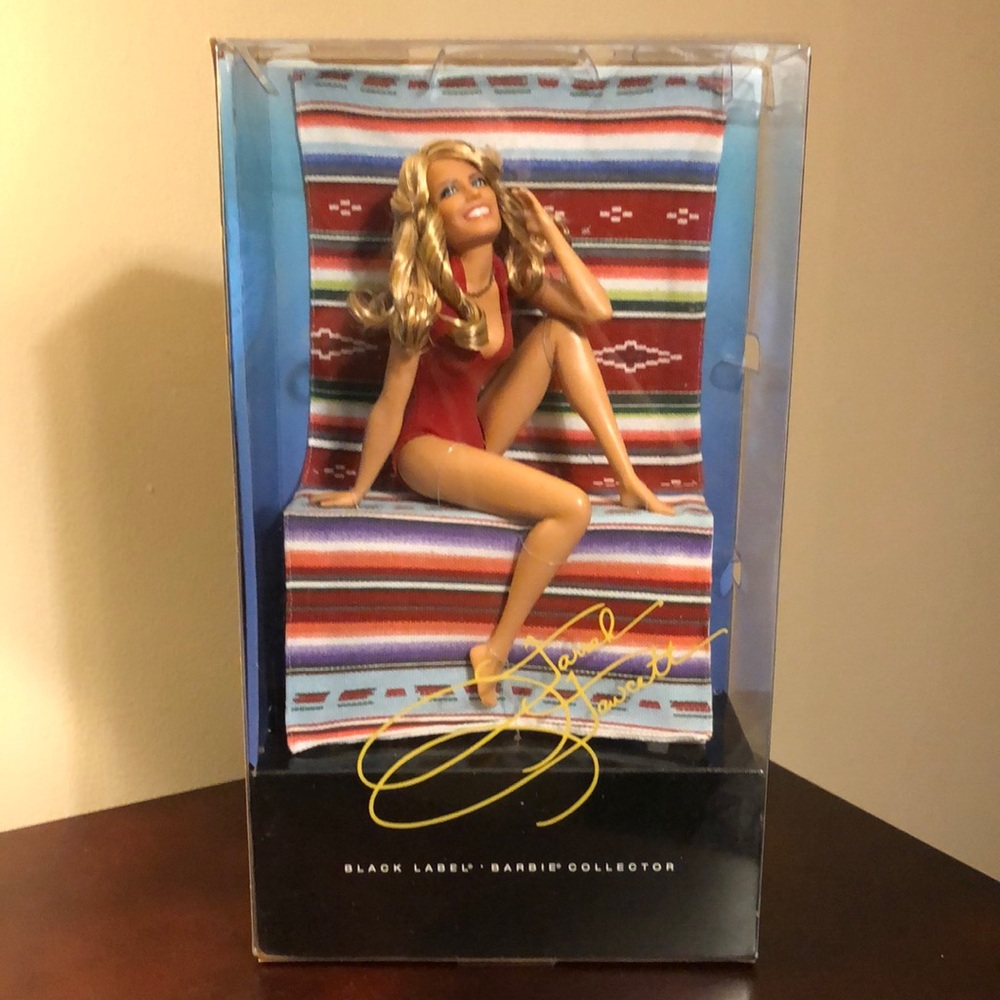 FARRAH FAWCETT BARBIE Doll Black Label 2010